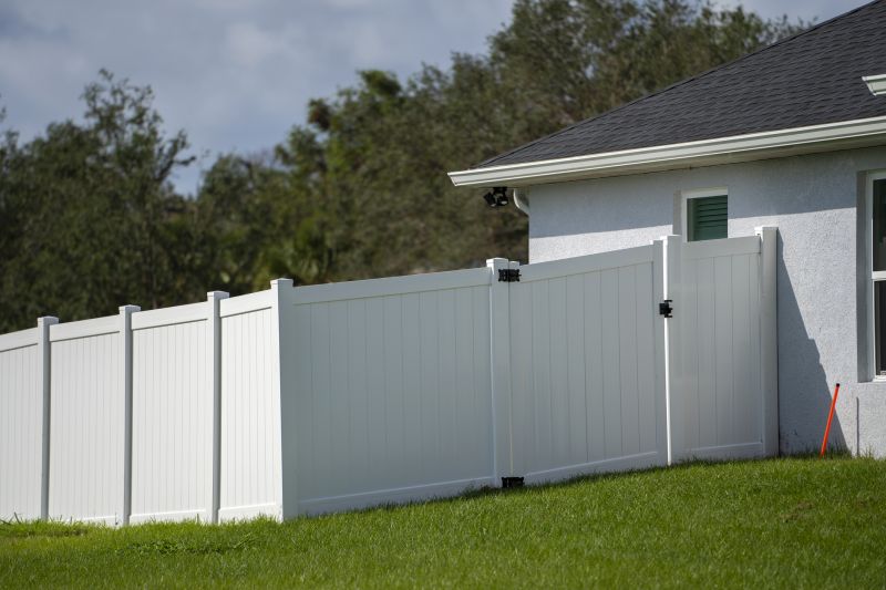 White Vinyl Privacy Fence